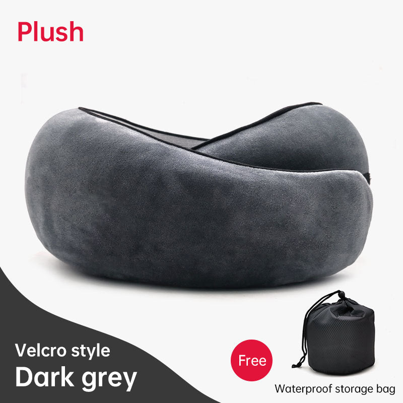 Anitrendy-Memory Foam Travel Neck Pillow – Velcro Style Travel Pillow For Flight