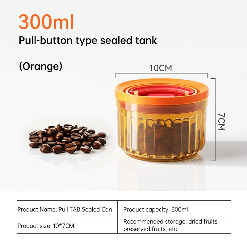 Lottojia Airtight Storage Containers – 300ml / 500ml / 700ml for Coffee Beans, Tea, and Home Storage O Series