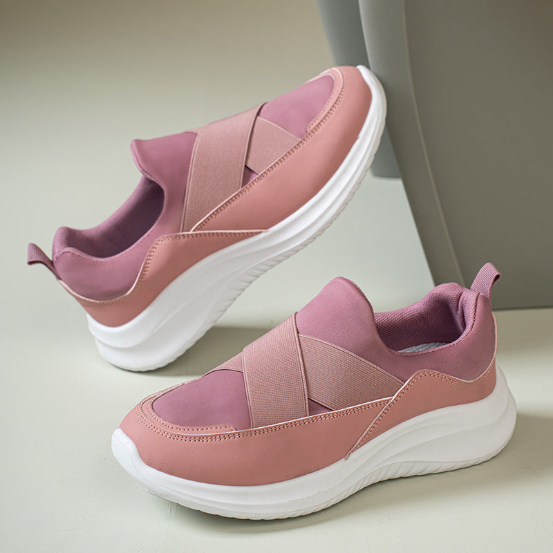 Women's sports shoes fly woven shoes breathable shoes
