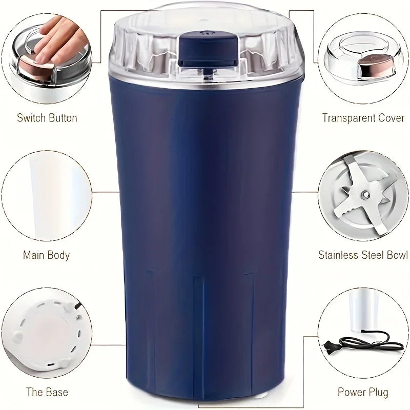 Electric Coffee Grinder Machine– Multifunctional Bean, Spice & Grain Grinding Machine