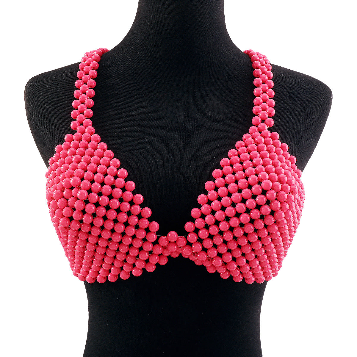 European and American personality sexy bikini pearl sling beach vacation beaded fashionable modern chest ornament