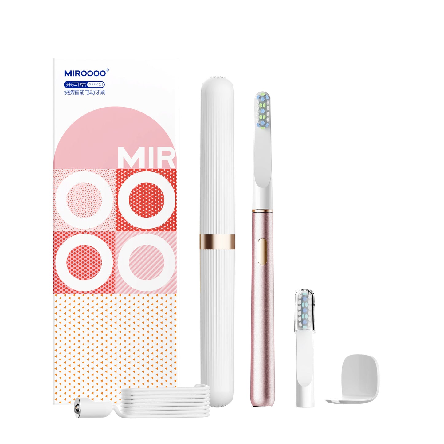 Soundwave Electric Toothbrush – Intelligent Sonic Vibration With 8 Brush Head Options