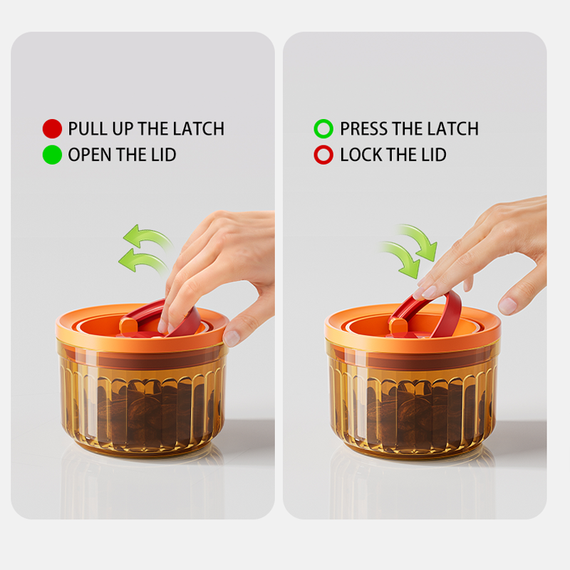 Lottojia Airtight Storage Containers – 300ml / 500ml / 700ml for Coffee Beans, Tea, and Home Storage O Series