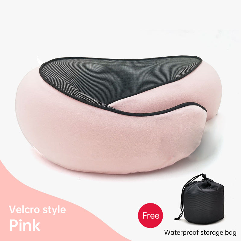 Anitrendy-Memory Foam Travel Neck Pillow – Velcro Style Travel Pillow For Flight
