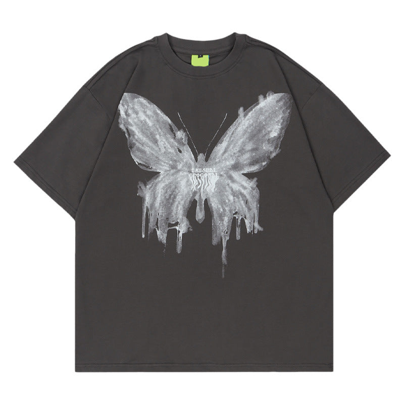 Butterfly Oversize Loose Unisex Short Sleeve T-Shirt