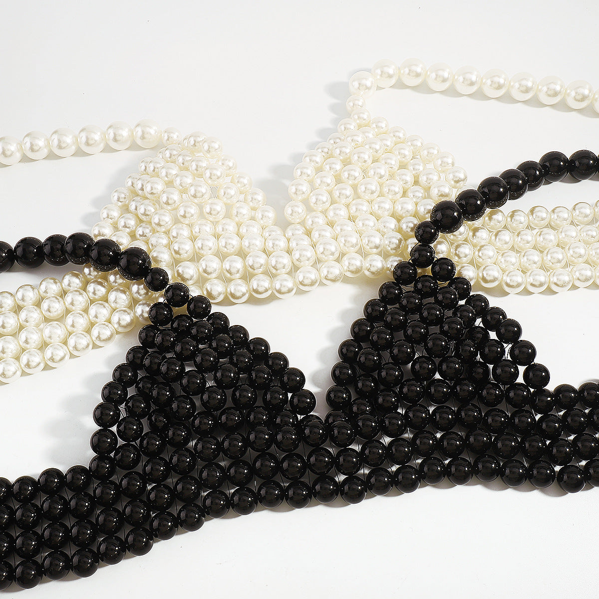 European and American personality sexy bikini pearl sling beach vacation beaded fashionable modern chest ornament