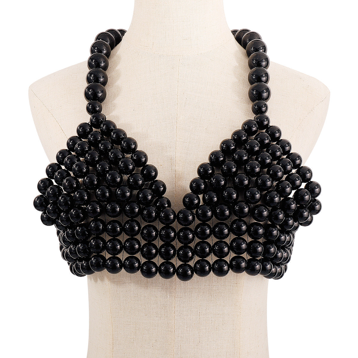 European and American personality sexy bikini pearl sling beach vacation beaded fashionable modern chest ornament