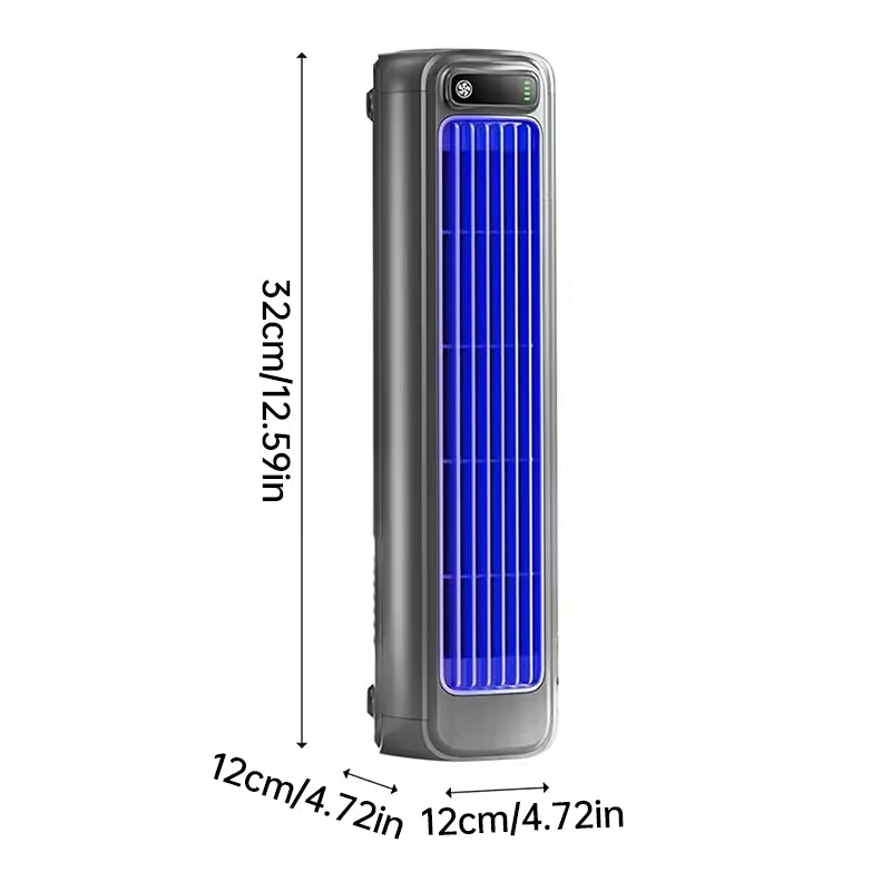 Rechargeable Wall-Mounted AC Fan – Portable, Quiet, No-Drill Cooling for Kitchen & Home