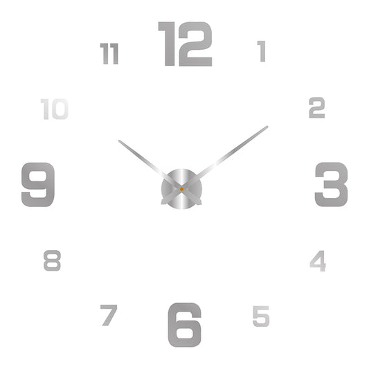 DIY Frameless Wall Clock – Modern 3D Acrylic Silent Clock for Living Room, Office, Bedroom
