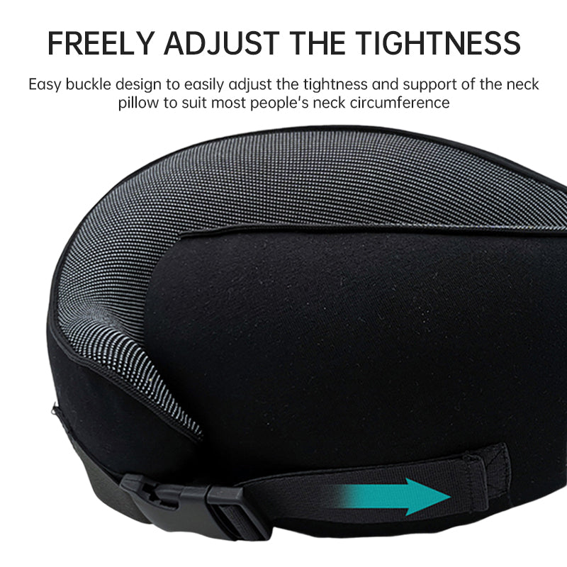Anitrendy-Memory Foam Travel Neck Pillow – Velcro Style Travel Pillow For Flight