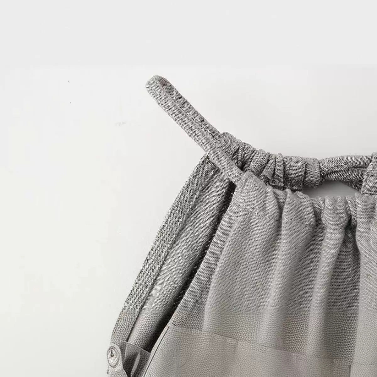 Fashionable temperament shell decoration gray camisole vest top for women