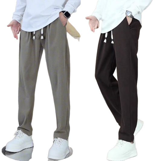 Casual and spacious solid color versatile casual pants