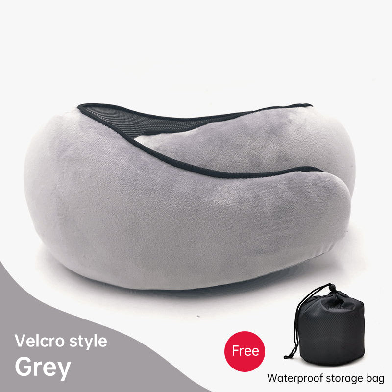 Anitrendy-Memory Foam Travel Neck Pillow – Velcro Style Travel Pillow For Flight