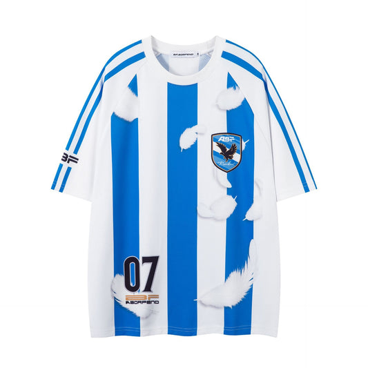 Basketball Jersey Oversize Casual Sports Couple Short Sleeve T-Shirt