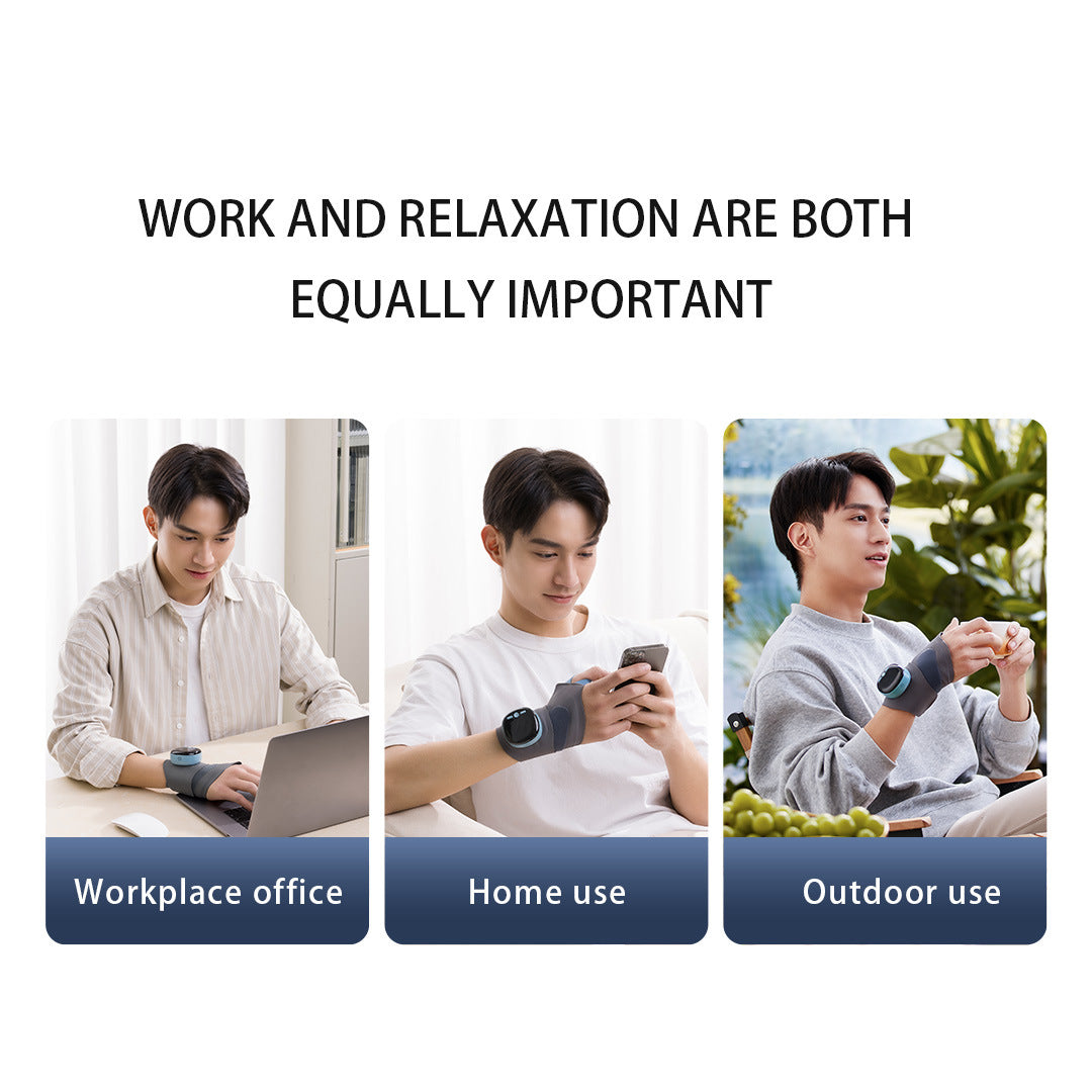 Rechargeable Heated Wrist Massager for Tendonitis, TFCC Strain & Sports