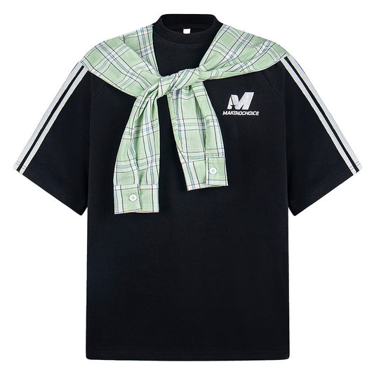 Short Sleeve T-Shirt for Men and Women, Summer Street Design Couple