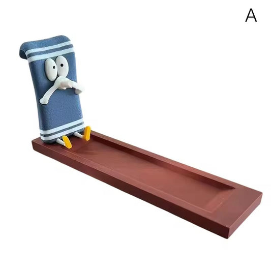 Towelie Servietsky Incense Stick Holder, realistic handmade crafts, home decor, ideal for meditation and yoga.