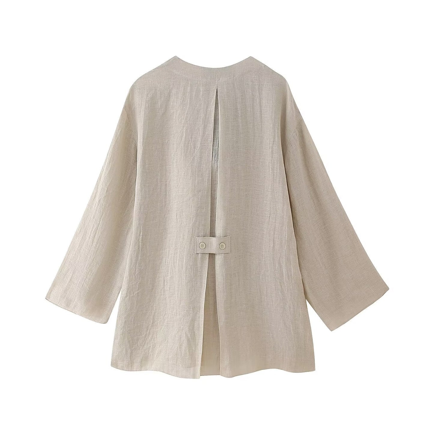Spring new style split suit jacket wide leg pants