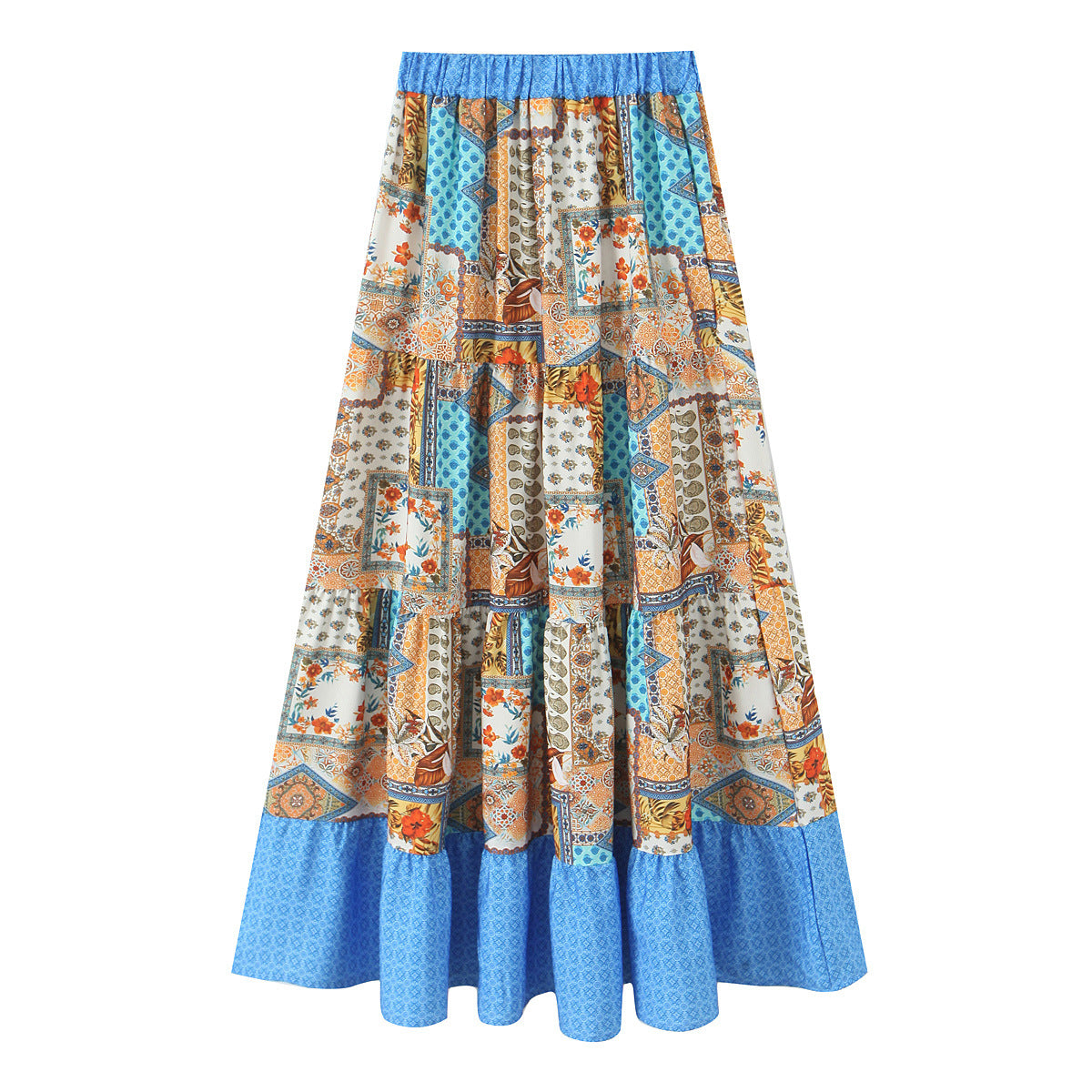 Women's Clothing INS Casual Versatile Printed Skirt
