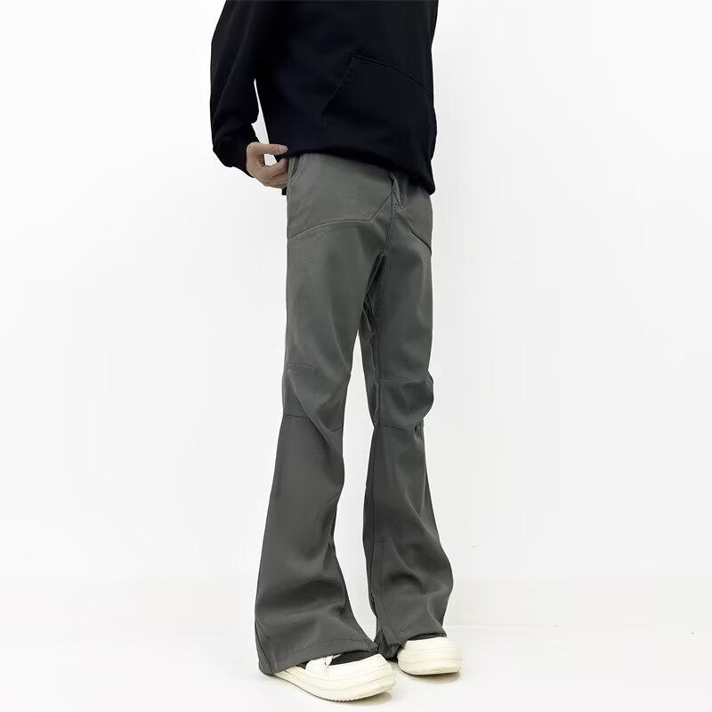 Summer new slim fit casual pleated workwear casual pants