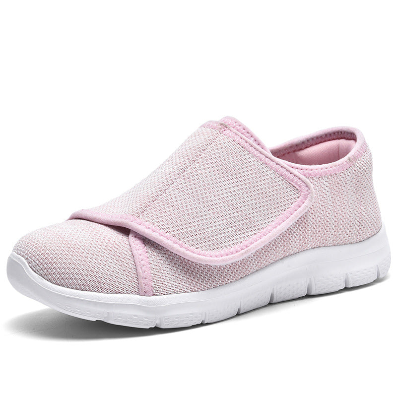Mesh lightweight breathable Velcro women's shoes casual single shoes comfortable sports shoes for women
