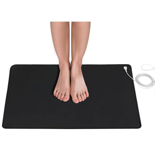 Grounding Pad for Yoga or Floor – Conductive Leather Anti-Static Earthing Mat