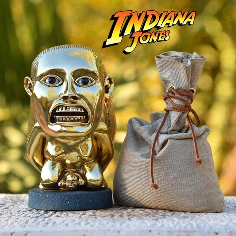 Anitrendy- Indiana Jones Golden Idol – Fertility Statue Replica for Home Decor, Collectible Figure, Movie Prop Cosplay