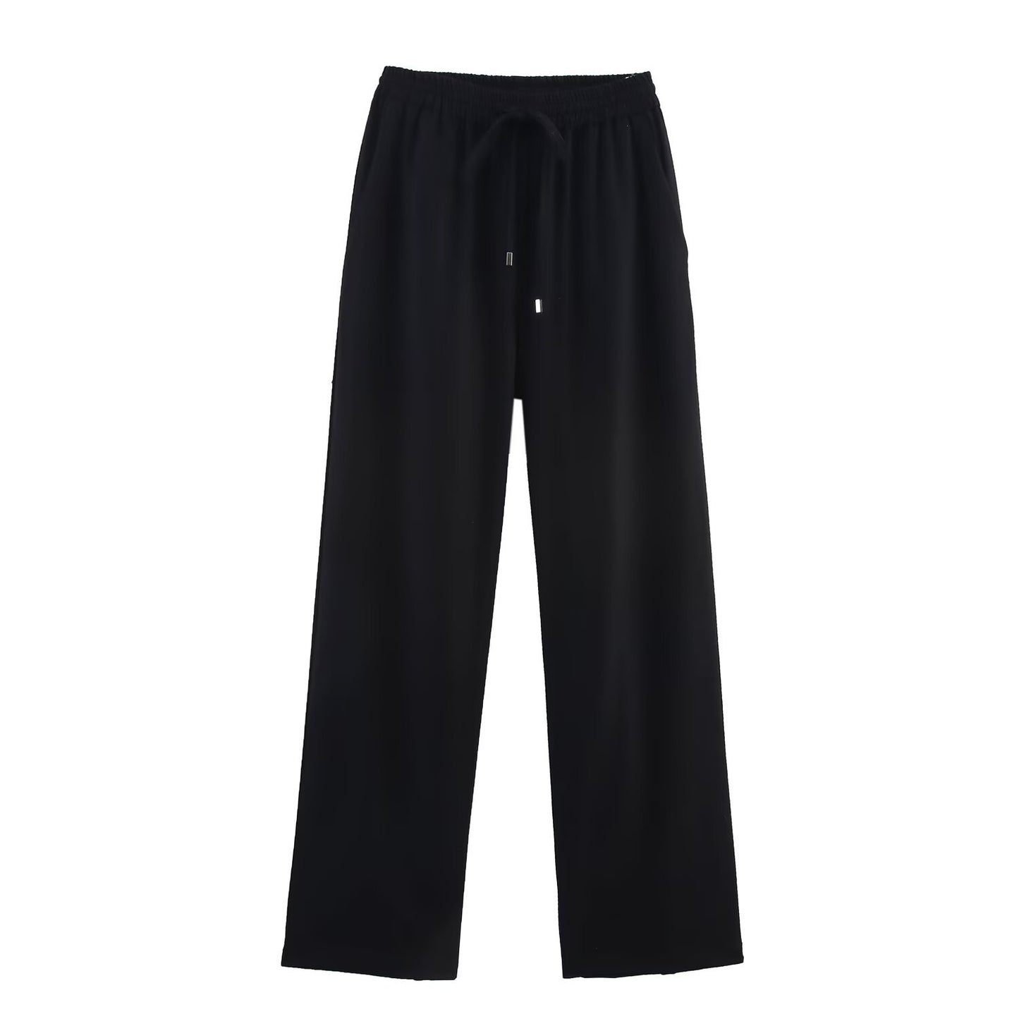 Vest style top+straight leg pants set for women