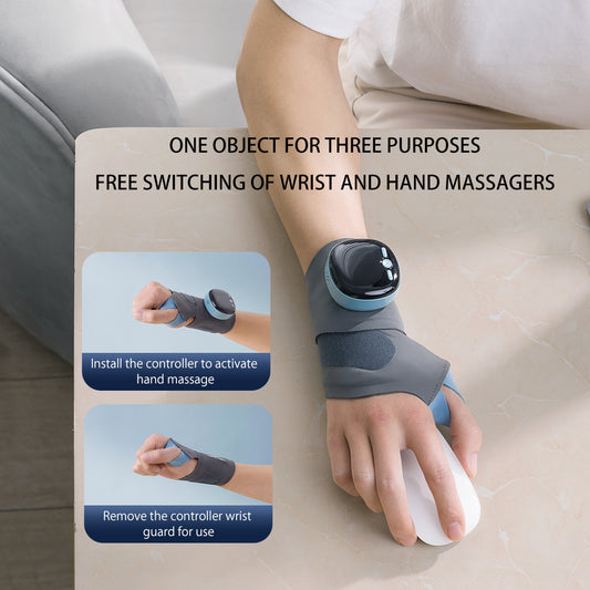 Rechargeable Heated Wrist Massager for Tendonitis, TFCC Strain & Sports