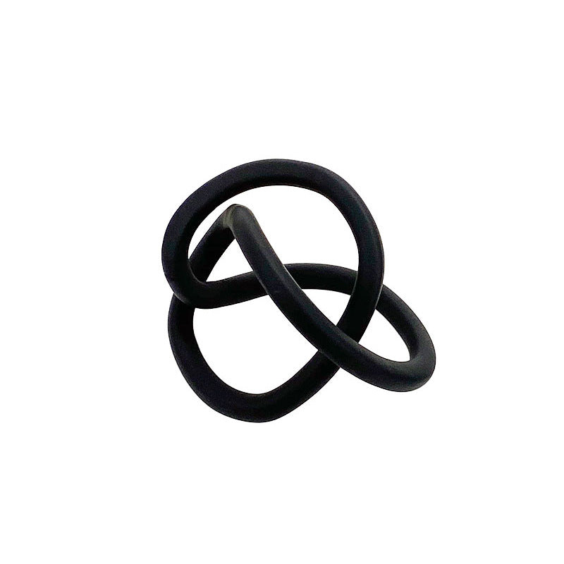 Modern Resin Knot Ornament – Minimalist Abstract Decor Sculpture for Shelf, Desk or Tabletop