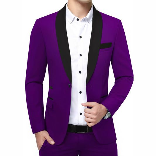 Banquet Dress Shirt  Men's Suit Jacket Business Blazer Groom Wedding Suit