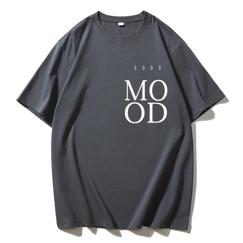 Simple Letter Print T-shirt – Blessyuki Women’s Cotton Plus Size Casual Harajuku Tee UK Summer
