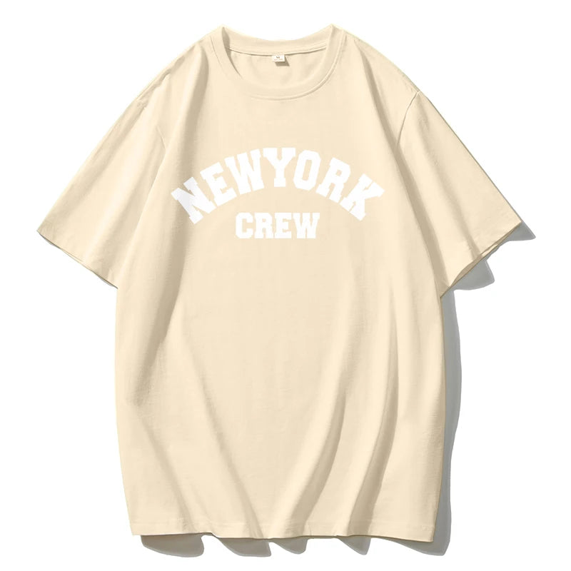Plus Size Cotton Letter Print T-shirt – Blessyuki Women’s Casual Summer O-Neck Tee UK