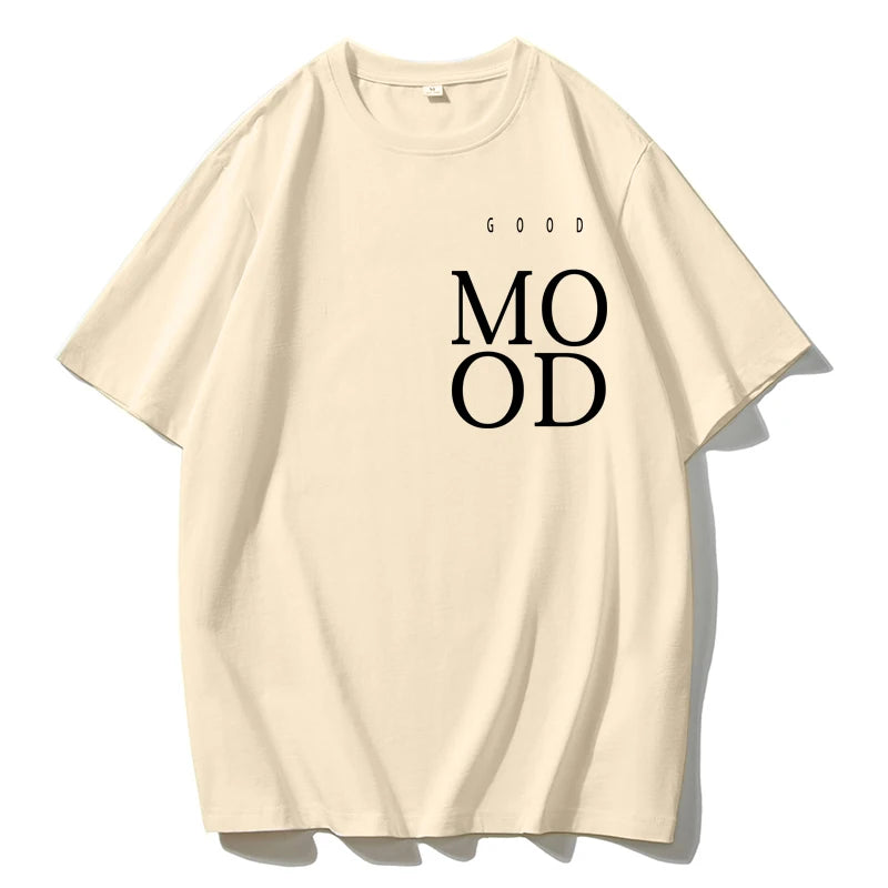 Simple Letter Print T-shirt – Blessyuki Women’s Cotton Plus Size Casual Harajuku Tee UK Summer