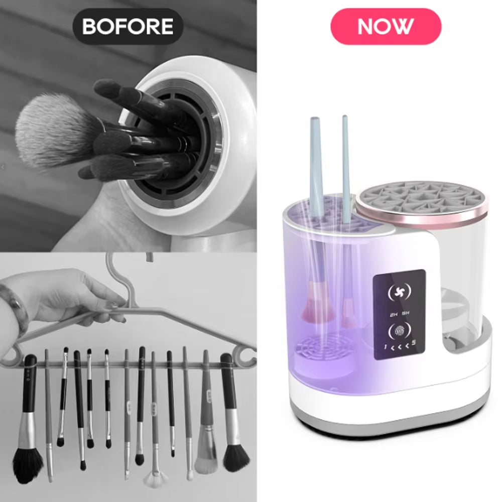Electric Makeup Brush Cleaner Machine – Automatic Brush Washer & Dryer