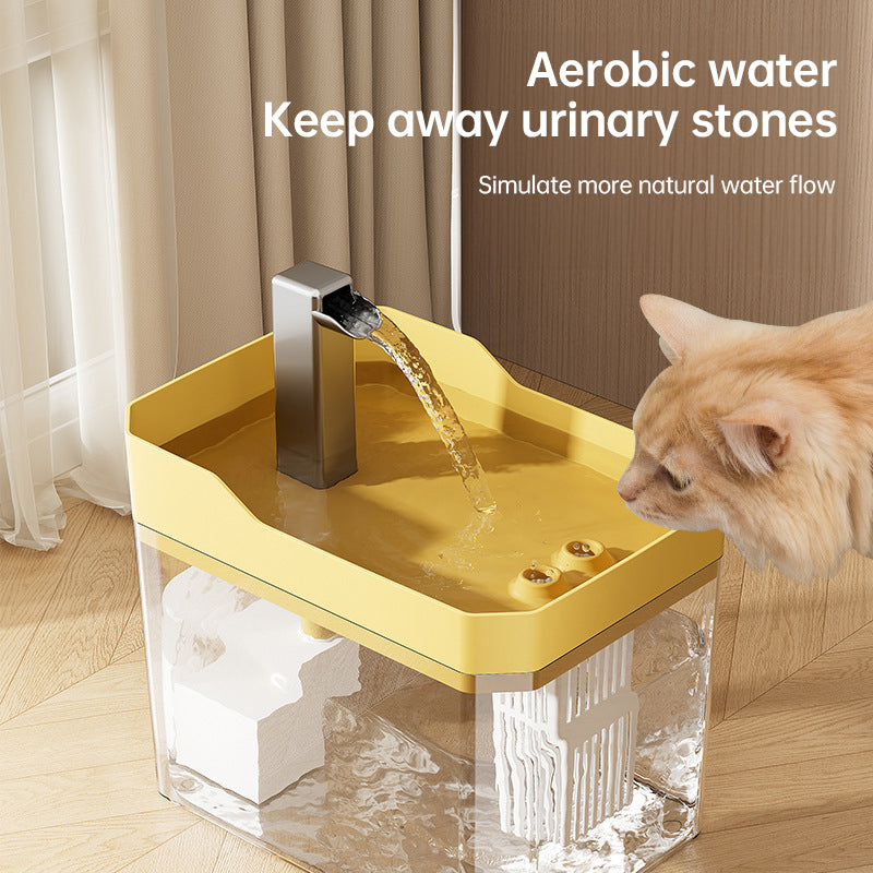 Automatic Cat Water Fountain – USB-Powered Pet Water Dispenser with Filter, 1.5L Capacity