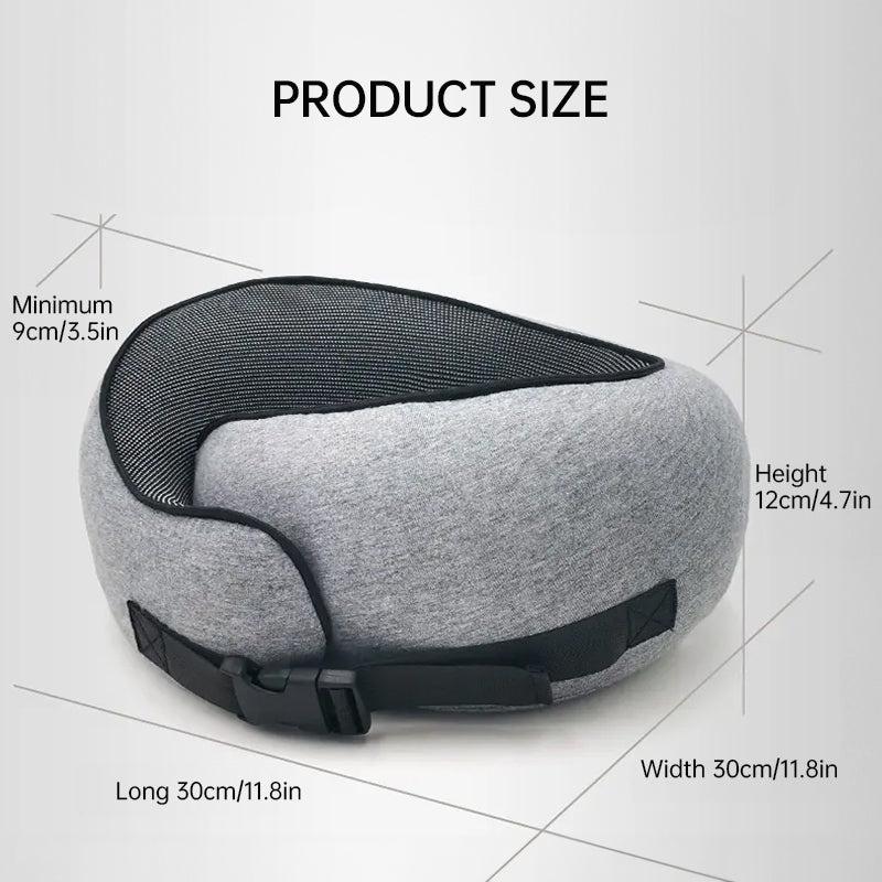 Anitrendy-Memory Foam Travel Neck Pillow – Velcro Style Travel Pillow For Flight