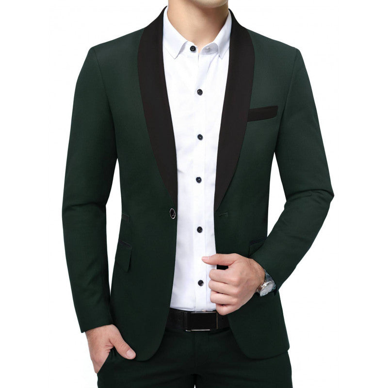 Banquet Dress Shirt  Men's Suit Jacket Business Blazer Groom Wedding Suit