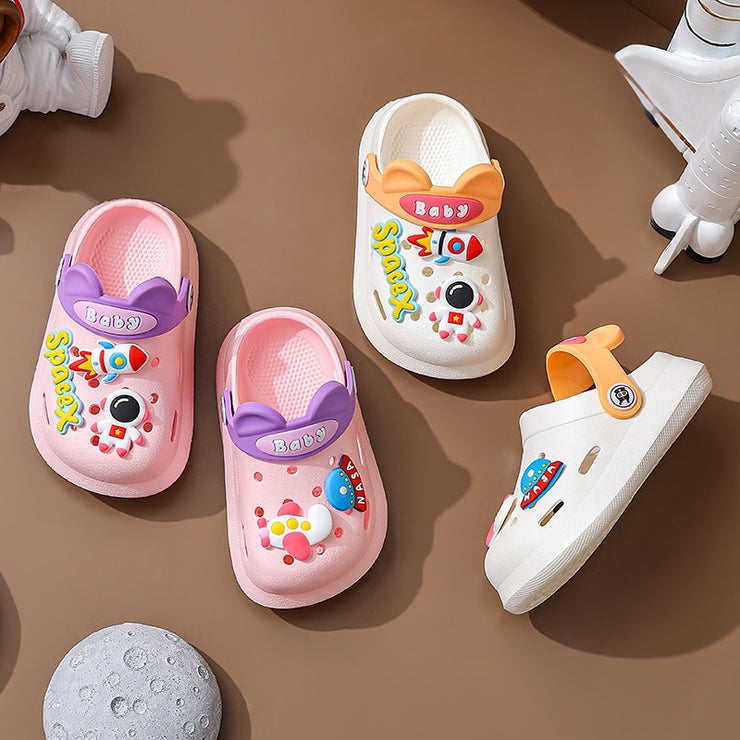 Children slippers summer baby non slip soft soled sandals