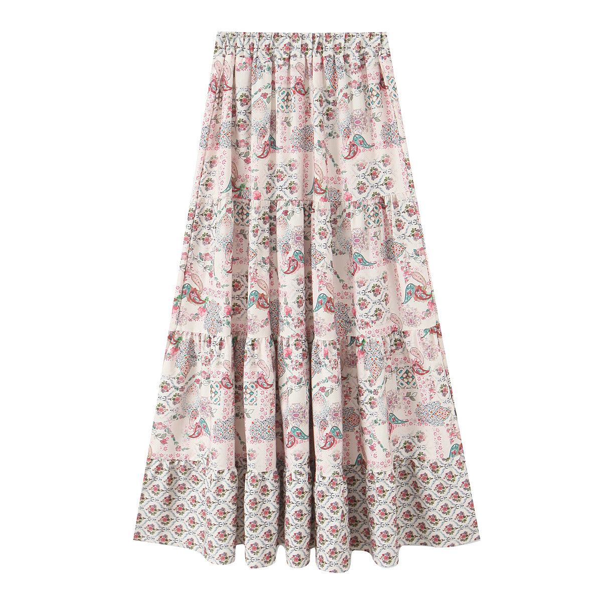 Women's Clothing INS Casual Versatile Printed Skirt