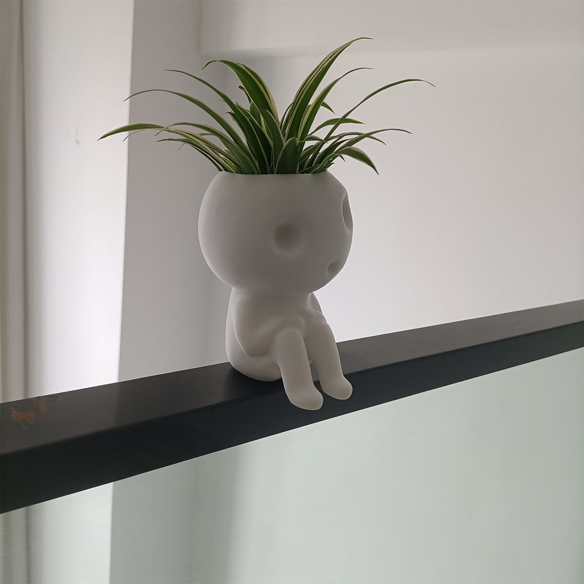 Cute Tree Elf Succulent Planter Pot for Indoor Plants – Decorative Plastic Flower Pot for Home & Office