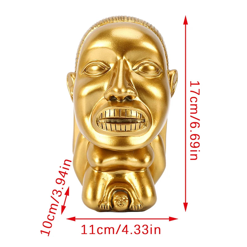 Anitrendy- Indiana Jones Golden Idol – Fertility Statue Replica for Home Decor, Collectible Figure, Movie Prop Cosplay