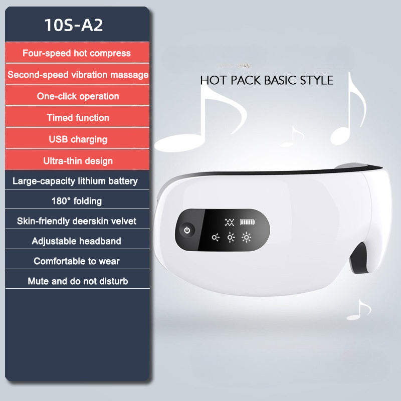 Eye Massager Mask – Heated Eye Compress with 36 Massage Techniques & Moisturizing Effect