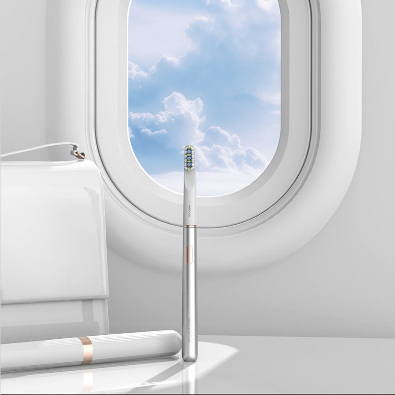 Soundwave Electric Toothbrush – Intelligent Sonic Vibration With 8 Brush Head Options