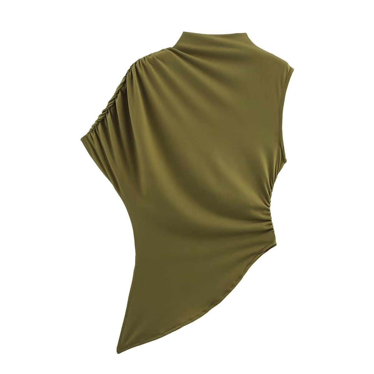 Women's Fashion Asymmetric Design Temperament Versatile Top