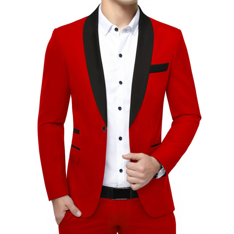 Banquet Dress Shirt  Men's Suit Jacket Business Blazer Groom Wedding Suit