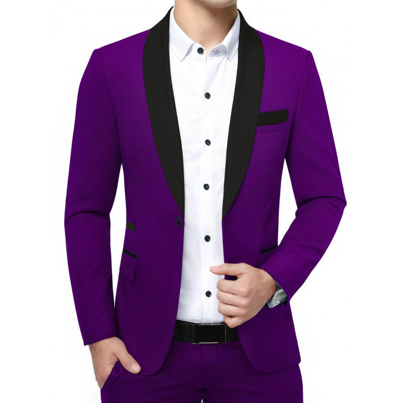 Banquet Dress Shirt  Men's Suit Jacket Business Blazer Groom Wedding Suit