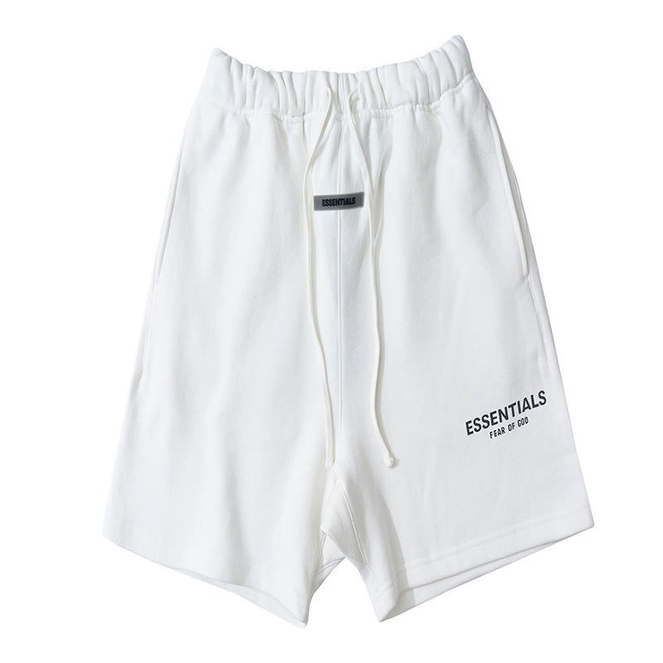 FOG ESSENTIALS FEAR OF GOD High Street Summer Quarter Casual Sports Reflective Shorts Mens Fashion Label