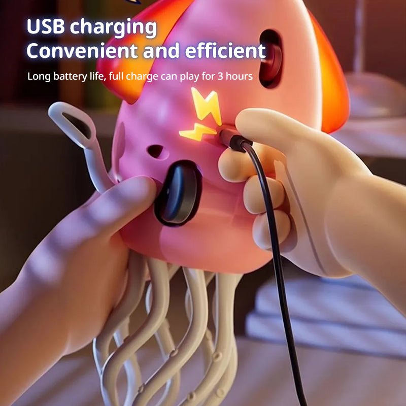 Interactive Dancing Octopus Toy with Music & Lights – Rechargeable Sea Creature for Kids