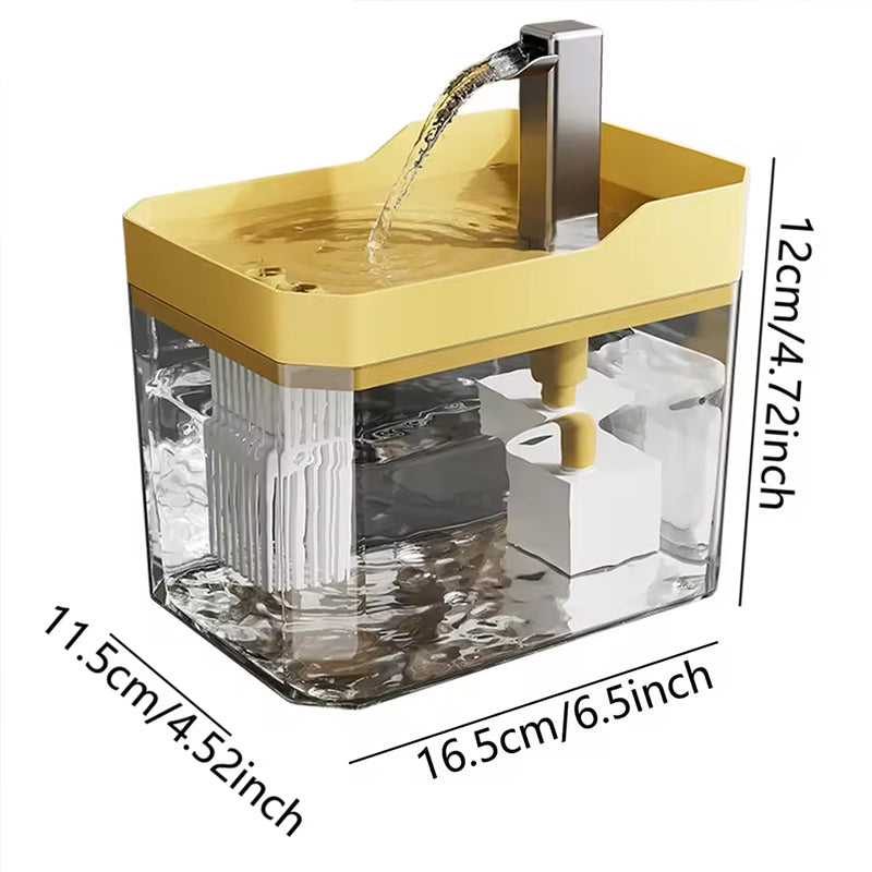 Automatic Cat Water Fountain – USB-Powered Pet Water Dispenser with Filter, 1.5L Capacity